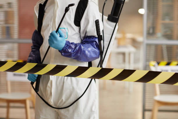 Professional Unattended Death Cleanup technician working in Ashley, OH